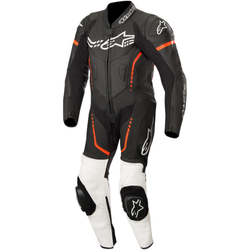 Alpinestars - Alpinestars Youth GP Plus Cup One-Piece Leather Suit - 31405181231130 - Black/White/Red Fluo - 24