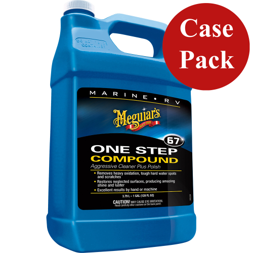 Meguiar's - Meguiar&#39;s Marine One-Step Compound - 1 Gallon *Case of 4*
