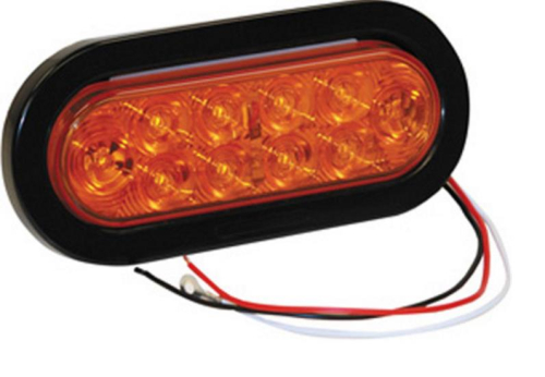 Buyers - Buyers 6-1/2in. Oval LED Turn/Park Light - 10 Amber Diodes - 5626210