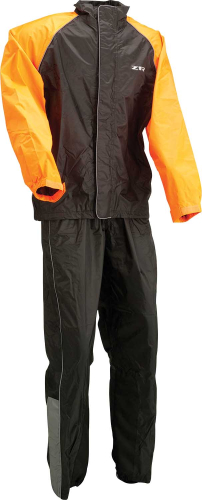 Z1R - Z1R 2-Piece Rain Suit - 2851-0529 - Black/Orange - Small