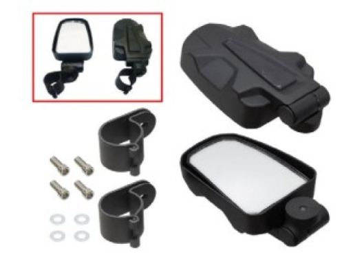 Bronco - Bronco Side View Mirror - Fits 1.7in. and 2in. Tube - AC-12359