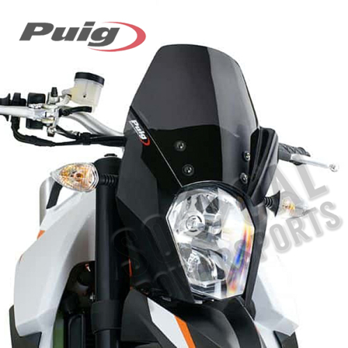 PUIG - PUIG New Generation Sport Windscreen - Dark Smoke - 5173F