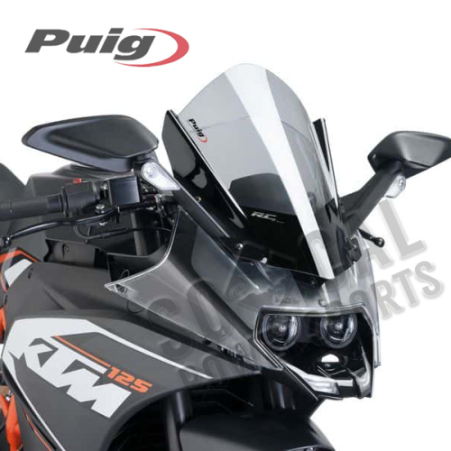 PUIG - PUIG Racing Windscreen - Smoke - 7004H