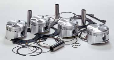 Wiseco - Wiseco Piston Kit (Right) - 0.50mm Oversize to 70.92mm, 10.25:1 Compression - 876MR07050