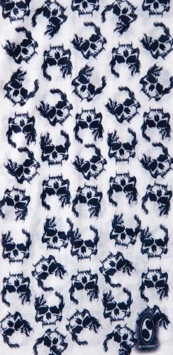 Schampa - Schampa Tube - TUBE-84 - White Skull Face - OSFM