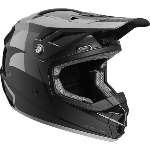 Thor - Thor Sector Shear Youth Helmet - 0111-1168 - Black/Charcoal - Small