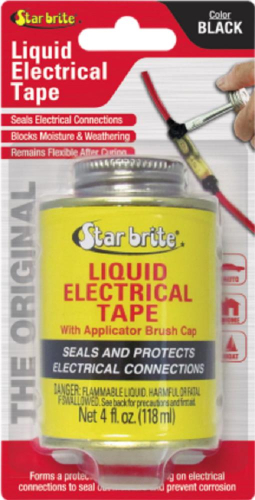 Star brite - Star brite Liquid Electrical Tape - 4oz. - Black - 84104