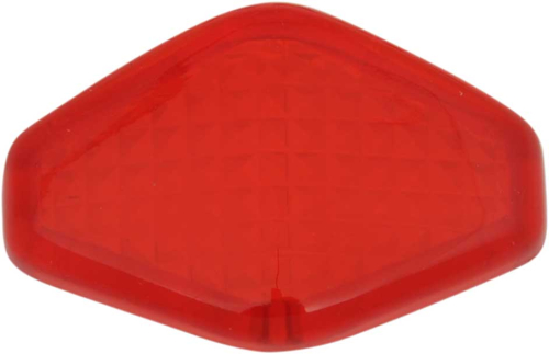 Drag Specialties - Drag Specialties Replacement Lens for Diamond Lights - Red - 12-6034RL-HC3