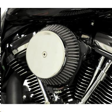 LA Choppers - LA Choppers Plain Cover Big Air Cleaner - Chrome - LA-2392-03
