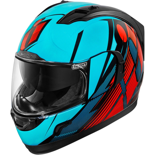 Icon - Icon Alliance GT Primary Helmet - XF-2-0101-8997 - Blue/Red - X-Large