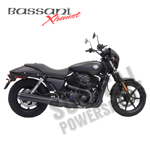 Bassani Manufacturing - Bassani Manufacturing 4in. Slip-On Muffler - 1587LRB