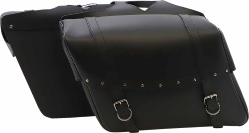 Saddlemen - Saddlemen Highwayman Slant-Style Saddlebag - Rivet - 18in.L x 6in.W x 12in.H - X021-03-042