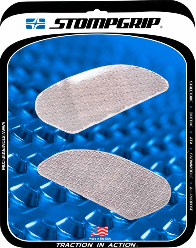 Stompgrip - Stompgrip Icon Profile Sprint Tank Grips - Clear - 50-14-0007C