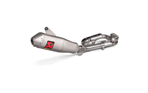 Akrapovic - Akrapovic Racing Line Full System Exhaust - Titanium Muffler with Spark Arrestor - SYSMR15CIBNTA