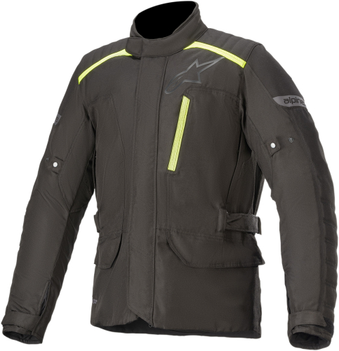 Alpinestars - Alpinestars Gravity Drystar Jacket - 3203720-155-L - Black/Fluo Yellow - Large