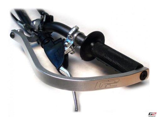 G2 Ergonomics - G2 Ergonomics Competition Handguard (for Standard Steel and Aluminum 7/8in. Handlebars - Red - 60-130