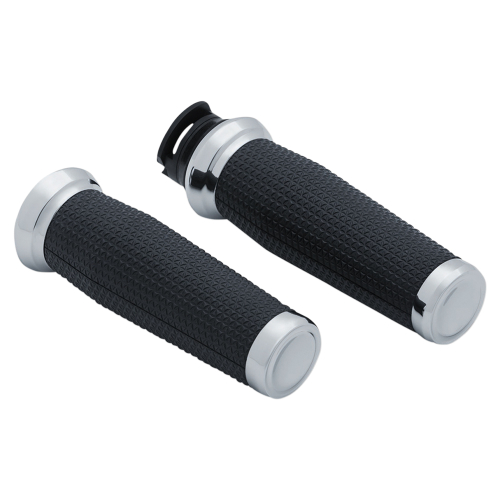 Kuryakyn - Kuryakyn Thresher Grips - Chrome - 5938