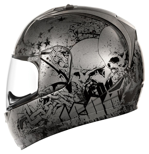 Icon - Icon Side Plate Kit for Alliance Helmet - Torrent Charcoal - 0133-0632