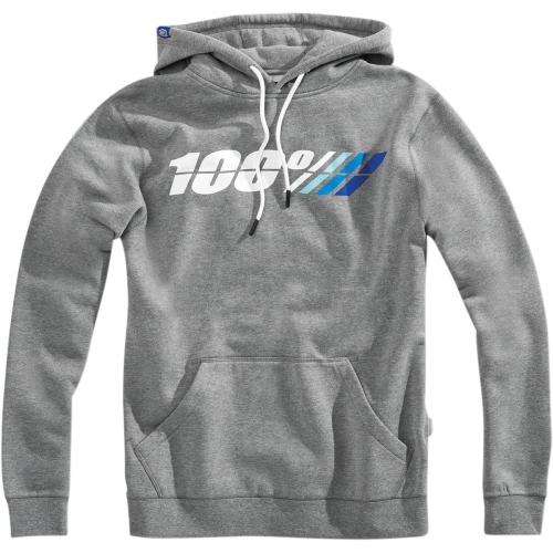 100% - 100% Motorrad Pullover Hoody - 36026-025-10 - Gray - Small