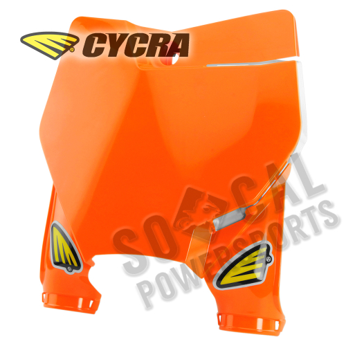 Cycra - Cycra Stadium Number Plate - FLO Orange - 1CYC-0804-22F