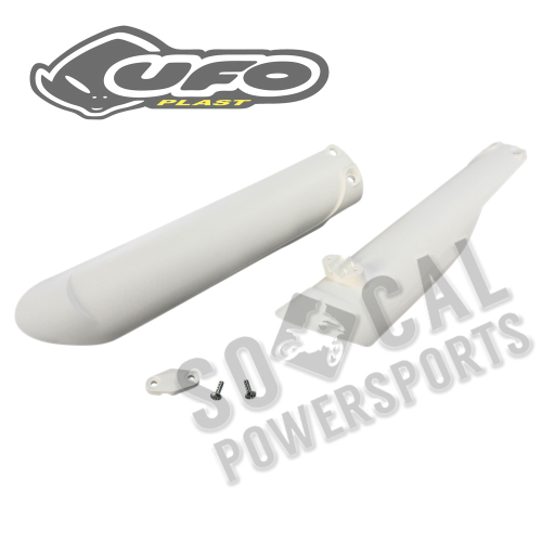 UFO Plastics - UFO Plastics Fork Slider Protector - White - HU03361047