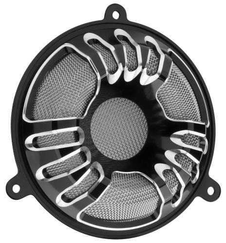 Arlen Ness - Arlen Ness Front Speaker Grilles - Deep Cut - Black - 03908