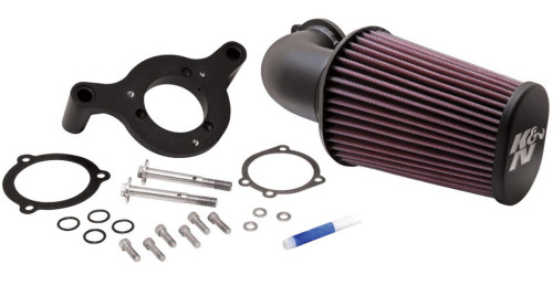 K&N Engineering - K&N Engineering Aircharger Performance Intake System - Textured Black - 57-1125