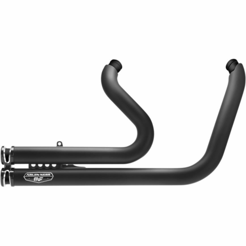 Arlen Ness - Arlen Ness Lowdown 2-Into-2 Exhaust System - Black - 7212604