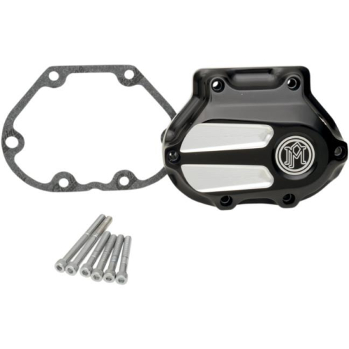 Performance Machine - Performance Machine Scallop 5 Speed Cable Transmission Side Cover - Contrast Cut - 0066-2024-BM