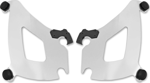 Memphis Shades - Memphis Shades Plates-Only Kit for Bullet Fairing - Polished - MEK1745