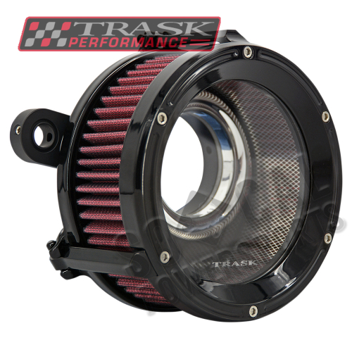 Trask Performance - Trask Performance Assault Charge High-Flow Air Cleaner - Gloss Black Powdercoat - TM-1023GBK
