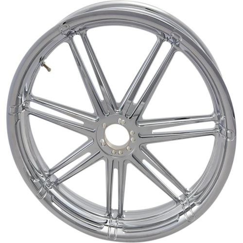 Arlen Ness - Arlen Ness Forged Billet 7 Valve Front Rim - 18in. x 3.50in. - Chrome - 10302-202