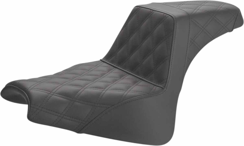 Saddlemen - Saddlemen Step-Up Full LS Seat - Black Full Diamond - 818-28-175