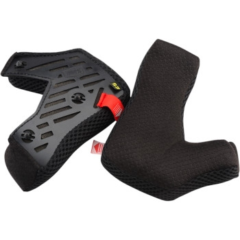 100% - 100% Cheek Pads for Aircraft 2 Bicycle Helmet - 24mm - Black - 89014-00002