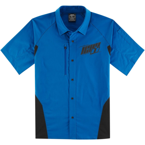 Icon - Icon Overlord Shop Shirt - 3040-2779 - Blue - Small