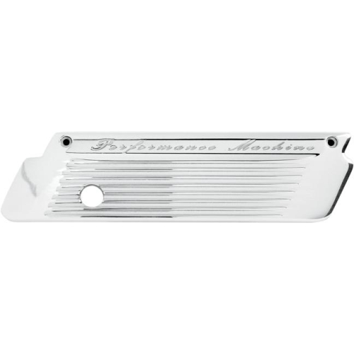 Performance Machine - Performance Machine Saddlebag Latch Cover - Fluted - Chrome - 0200-2001-CH