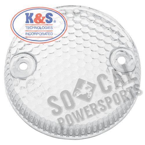 K&S Technologies - K&S Technologies DOT Approved Turn Signal Replacement Lens - Clear - 25-1060C