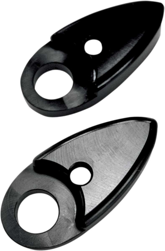Joker Machine - Joker Machine Adapter Plates for Side Rail-Mount Marker Lights - Black - 05-55-2B