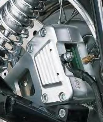 GMA Engineering - GMA Engineering 2-Piston Custom Rear Brake A-Caliper Kit - Classic Chrome - GMA-103SAC