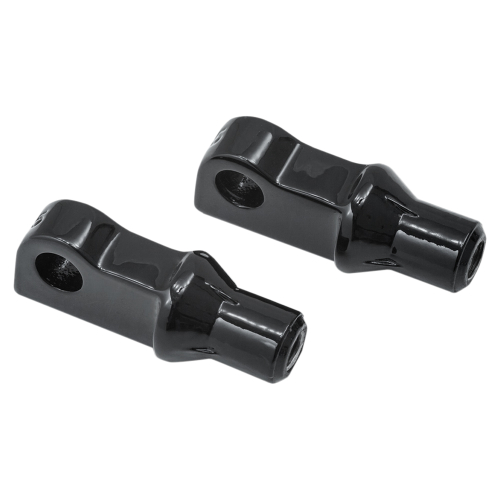 Kuryakyn - Kuryakyn Tapered Peg Adapters - Front - Gloss Black - 8887