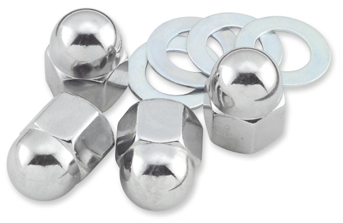Colony - Colony Rocker Shaft Nut & Washer Kit - Acorn Style - Chrome - 8730-8