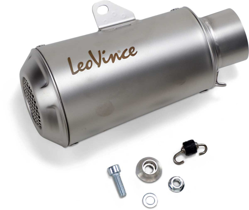 Leo Vince - Leo Vince LV-10 Universal Slip-On - 54mm x 2-1/4in. Inlet - Stainless Steel Muffler - 9746U