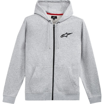 Alpinestars - Alpinestars Ageless Chest Hoodie - 1212-536001126L - Heather Gray/Black - Large
