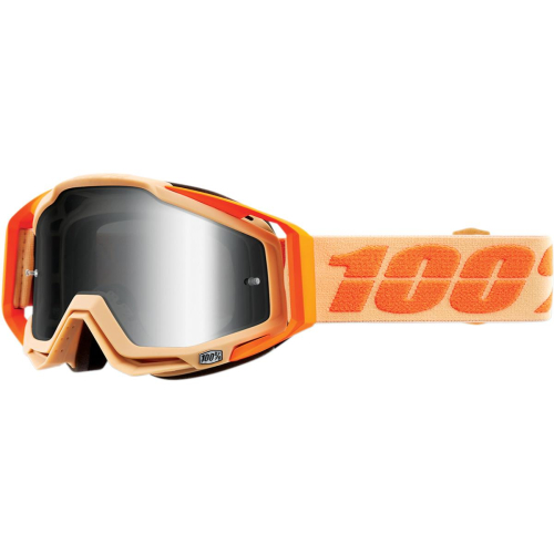 100% - 100% Racecraft Sahara Goggles - 50110-334-02 - Sahara/Light Orange/Orange / Silver Lens - OSFM