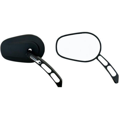Rivco Products - Rivco Products Billet Mirrors - Black - MV305