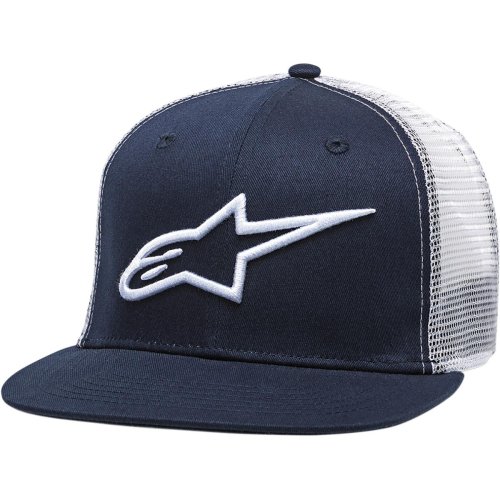 Alpinestars - Alpinestars Corp Trucker Hat - 1025810037020OS - Navy/White - OSFA