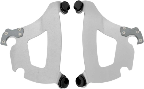 Memphis Shades - Memphis Shades Plates-Only Kit for Bullet Fairing - Polished - MEK1873