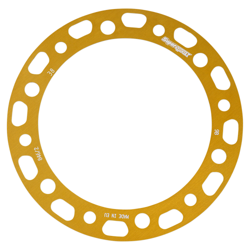 Supersprox - Supersprox Edge Disc Insert - 38T Rear Sprocket - Gold - RACD8462-38-GLD