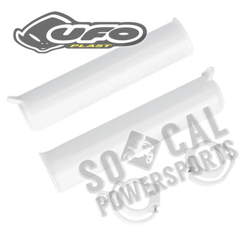 UFO Plastics - UFO Plastics Fork Slider Protectors - White - KT03011049