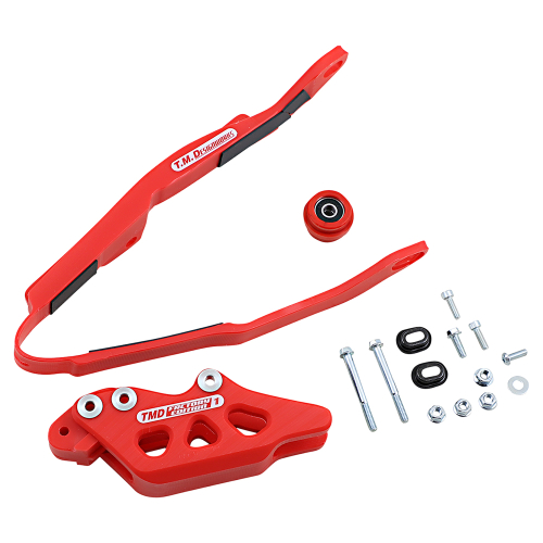 T.M. Designworks - T.M. Designworks Baja-Rally Chain Slide-N-Guide Kit - Red - HCP-H03-RD